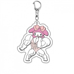 Sanrio Anime Acrylic Keychain Charm price for 5 pcs