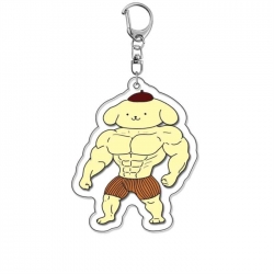 Sanrio Anime Acrylic Keychain Charm price for 5 pcs