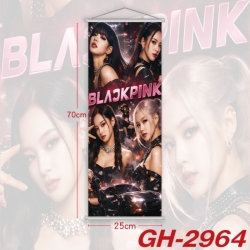 BLACK PINK Plastic Rod Cloth S...