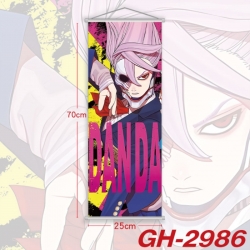 DANDADAN Plastic Rod Cloth Small Hanging Canvas Painting Wall Scroll 25x70cm price for 5 pcs