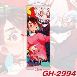 DANDADAN Plastic Rod Cloth Small Hanging Canvas Painting Wall Scroll 25x70cm price for 5 pcs