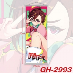 DANDADAN Plastic Rod Cloth Small Hanging Canvas Painting Wall Scroll 25x70cm price for 5 pcs