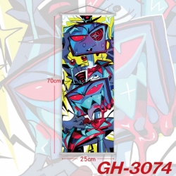 Hazbin Hotel Plastic Rod Cloth Small Hanging Canvas Painting Wall Scroll 25x70cm price for 5 pcs