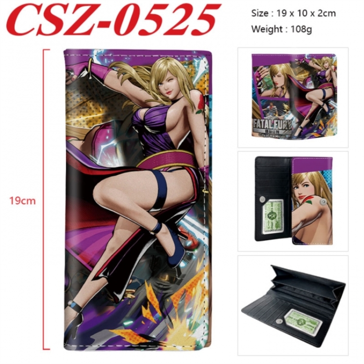 City of the Wolves Anime peripheral long three fold wallet 19x10x2cm