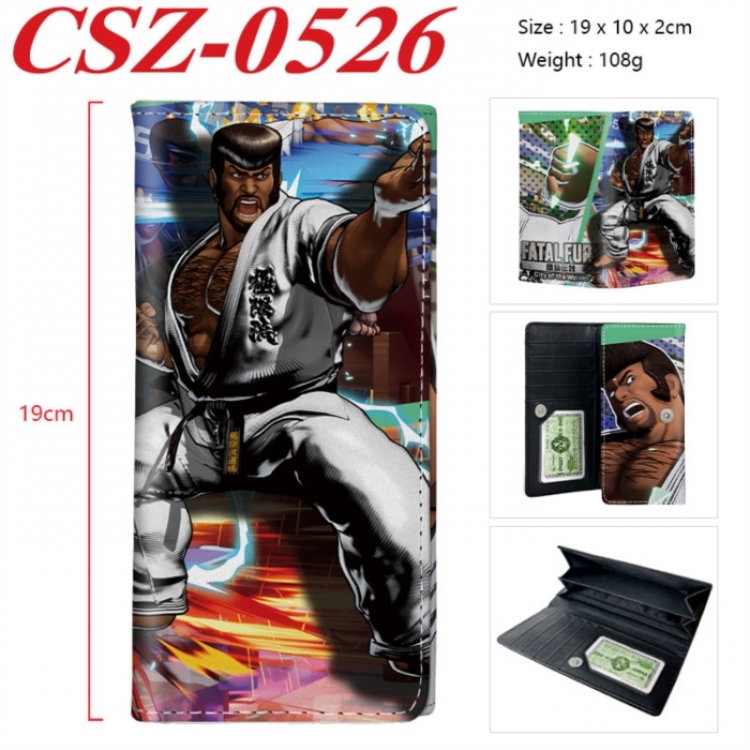 City of the Wolves Anime peripheral long three fold wallet 19x10x2cm