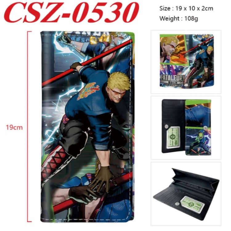 City of the Wolves Anime peripheral long three fold wallet 19x10x2cm