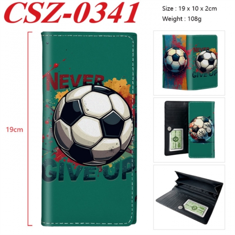 Ball games Anime peripheral long three fold wallet 19x10x2cm