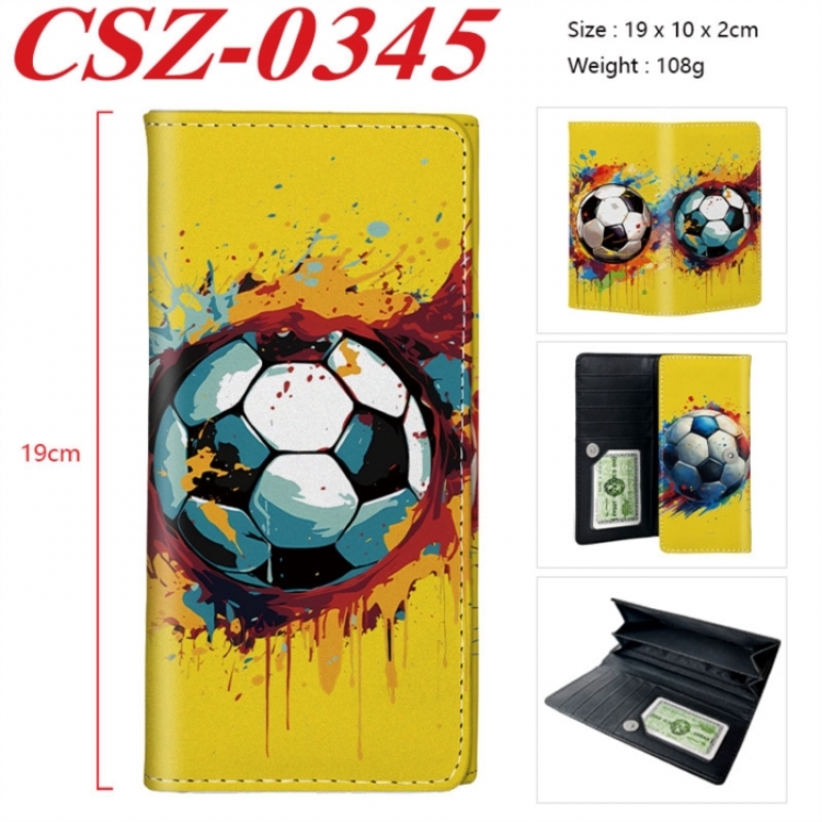Ball games Anime peripheral long three fold wallet 19x10x2cm