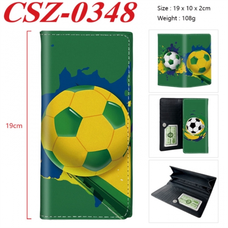 Ball games Anime peripheral long three fold wallet 19x10x2cm