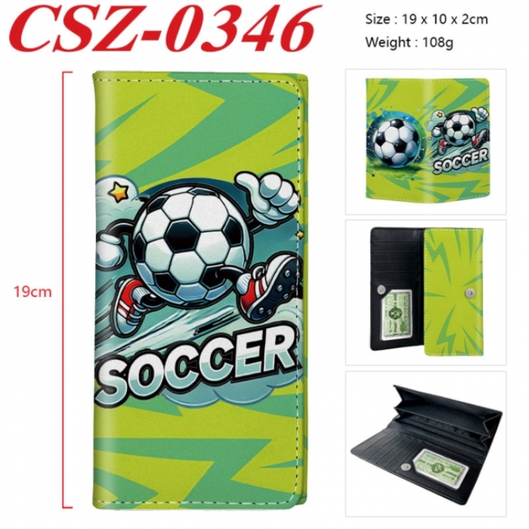 Ball games Anime peripheral long three fold wallet 19x10x2cm