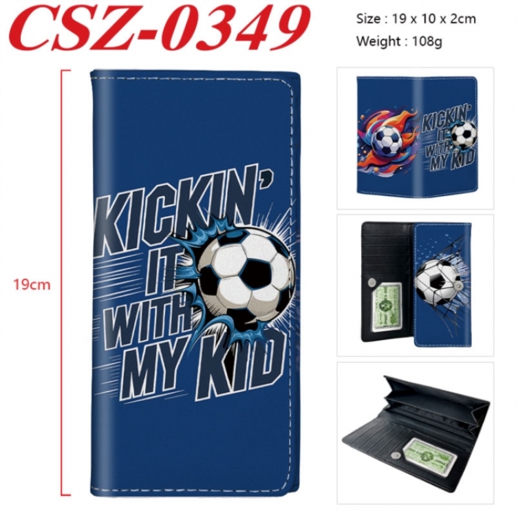 Ball games Anime peripheral long three fold wallet 19x10x2cm