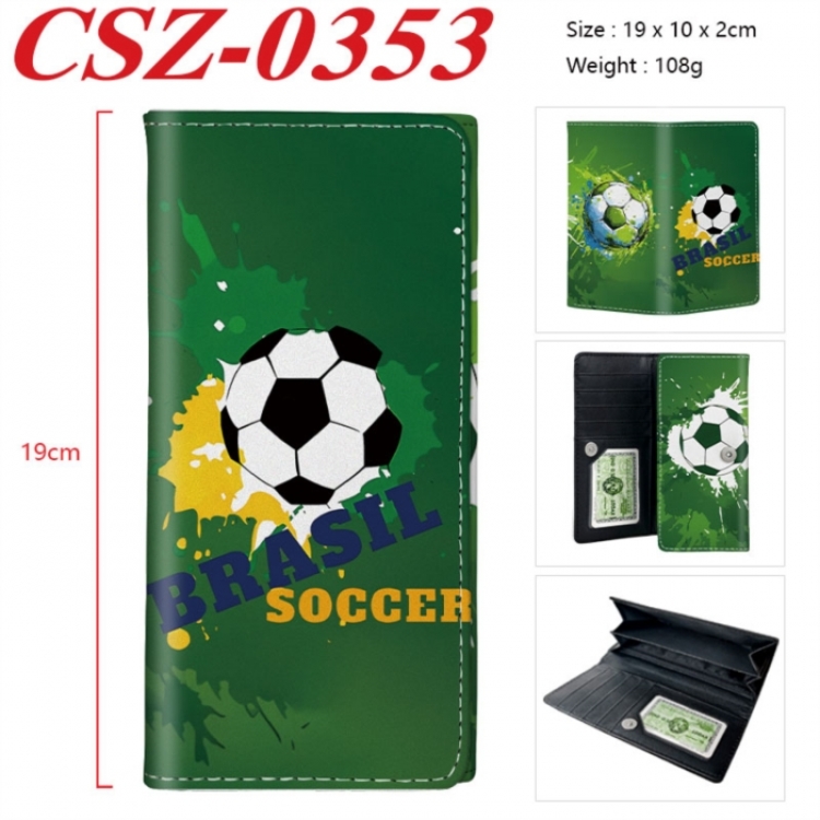 Ball games Anime peripheral long three fold wallet 19x10x2cm