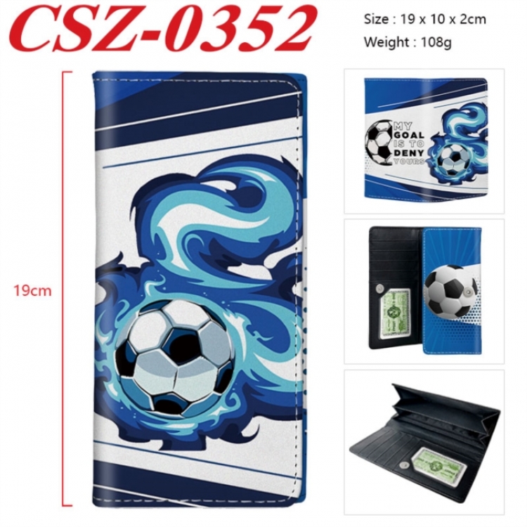 Ball games Anime peripheral long three fold wallet 19x10x2cm