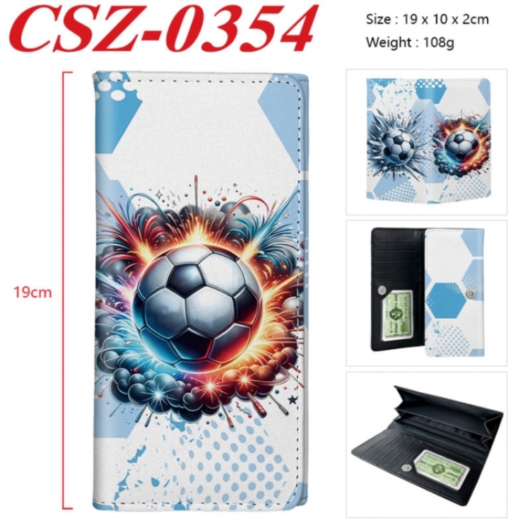 Ball games Anime peripheral long three fold wallet 19x10x2cm