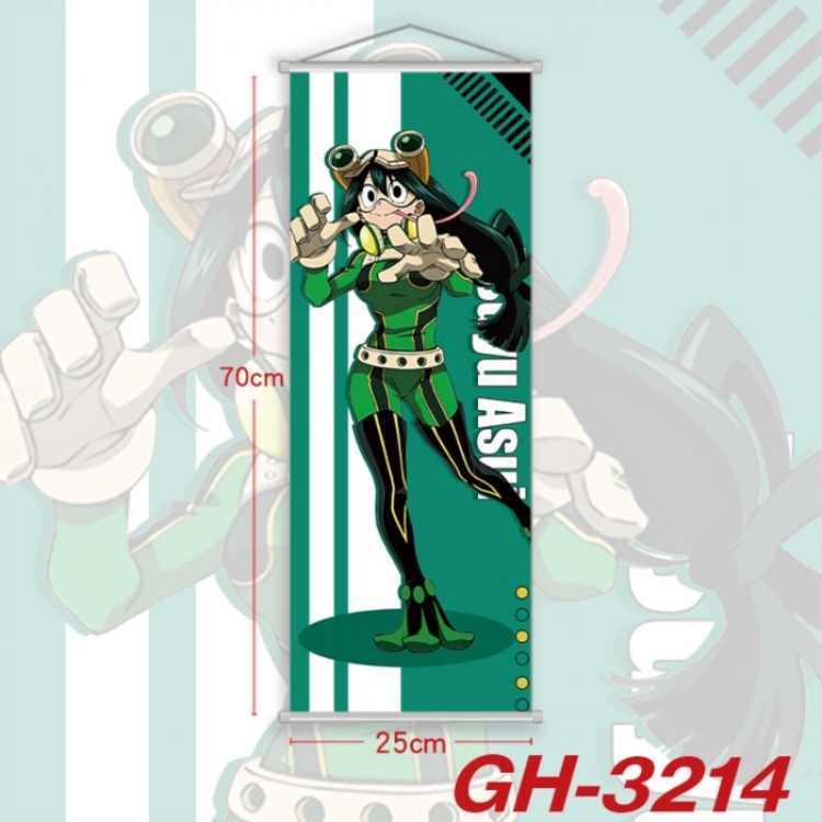 My Hero Academia Plastic Rod Cloth Small Hanging Canvas Painting Wall Scroll 25x70cm price for 5 pcs