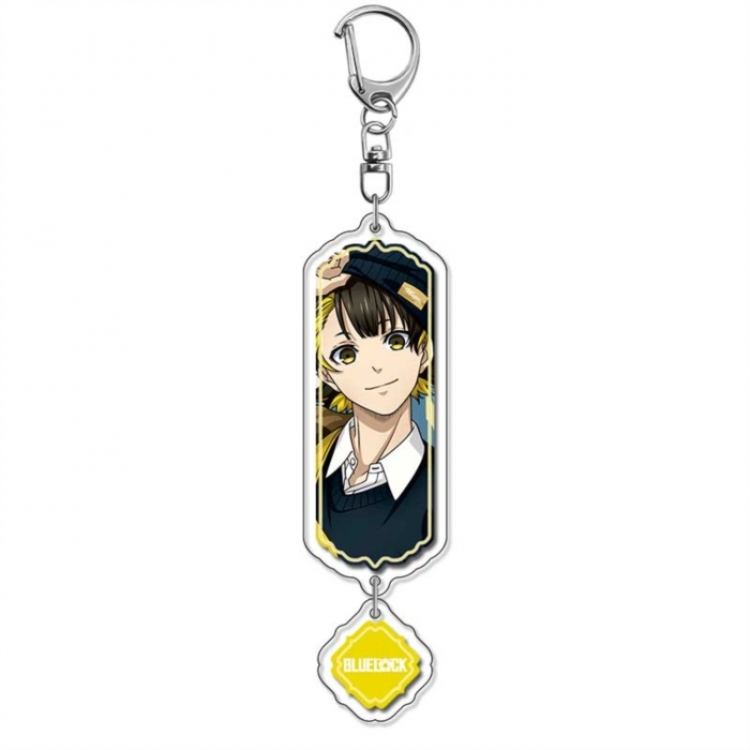 BLUE LOCK  Anime peripheral acrylic keychain Long pendant 8.5cm price for 5 pcs