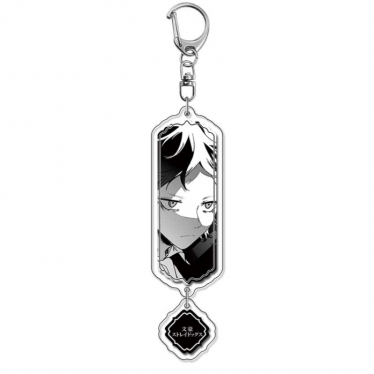 Bungo Stray Dogs Anime peripheral acrylic keychain Long pendant 8.5cm price for 5 pcs