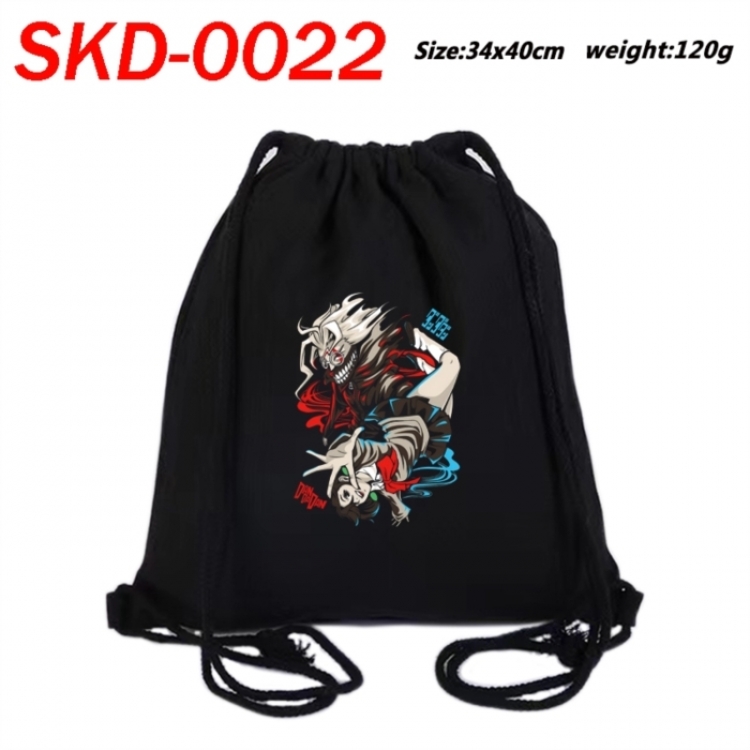 DANDADAN Anime themed Canvas Drawstring Backpack Tote Bag 34x40cm