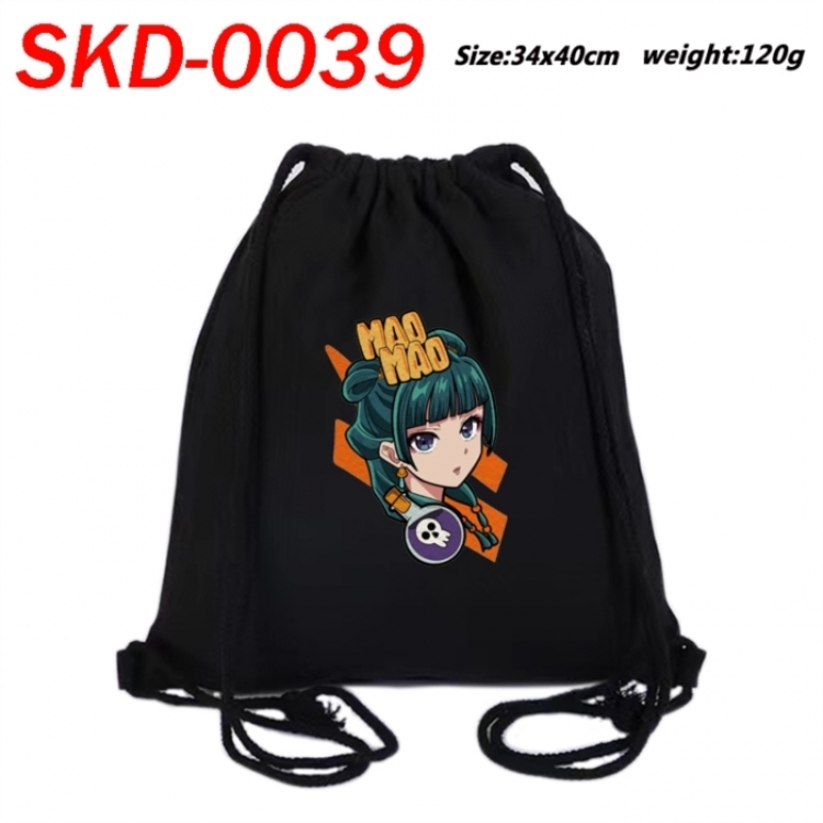 The Apothecary Diaries Hardware Anime themed Canvas Drawstring Backpack Tote Bag 34x40cm