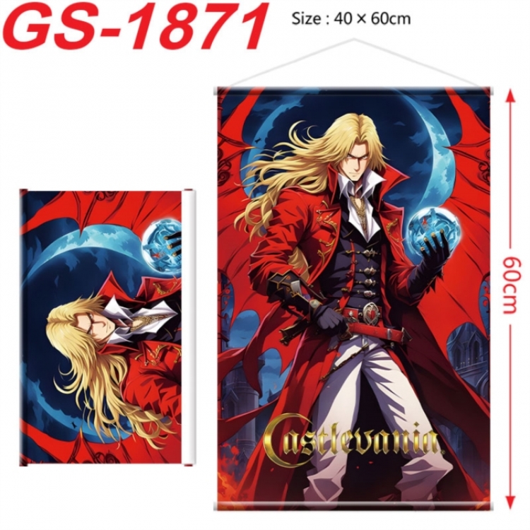 CASTLEVANIA Anime digital printing hanging rope hanging Wall Scroll 40x60cm