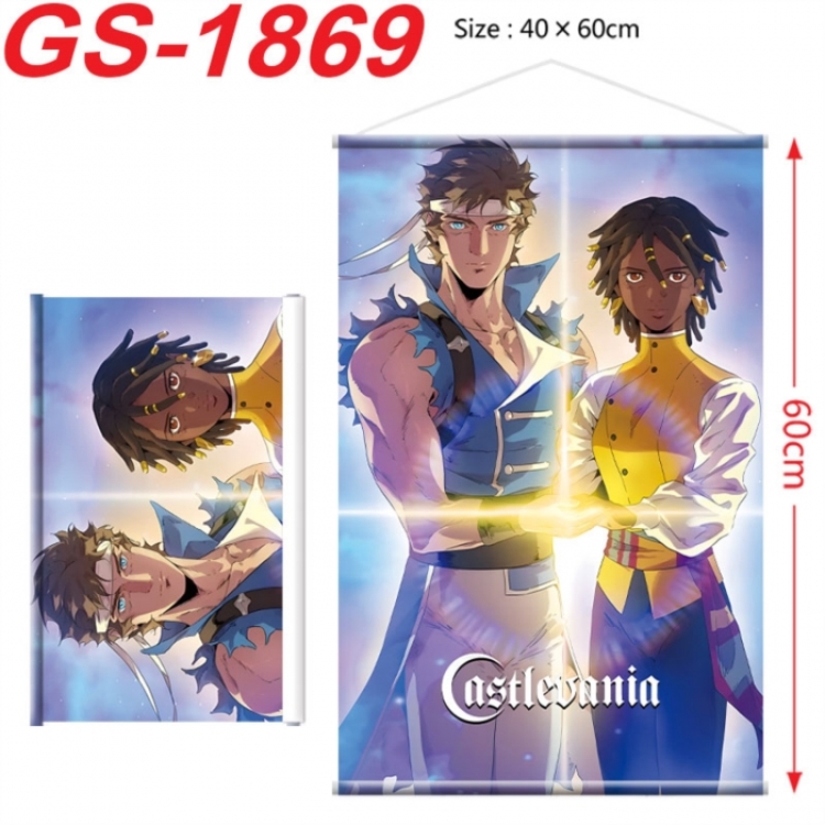 CASTLEVANIA Anime digital printing hanging rope hanging Wall Scroll 40x60cm