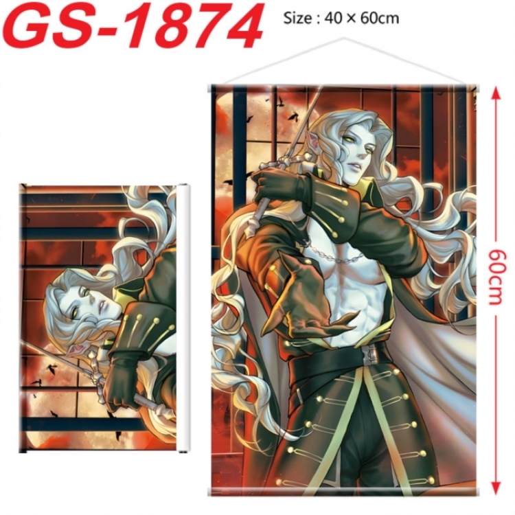 CASTLEVANIA Anime digital printing hanging rope hanging Wall Scroll 40x60cm