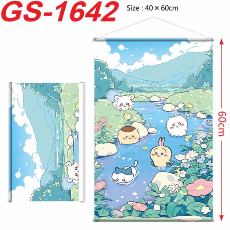 Chiikawa Anime digital printing hanging rope hanging Wall Scroll 40x60cm