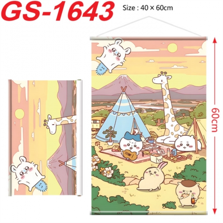 Chiikawa Anime digital printing hanging rope hanging Wall Scroll 40x60cm