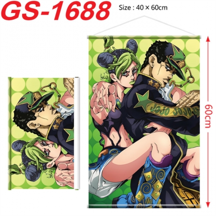 JoJos Bizarre Adventure Anime digital printing hanging rope hanging Wall Scroll 40x60cm