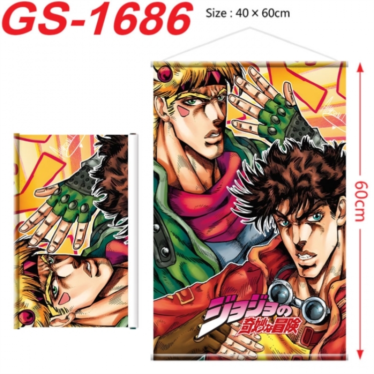JoJos Bizarre Adventure Anime digital printing hanging rope hanging Wall Scroll 40x60cm