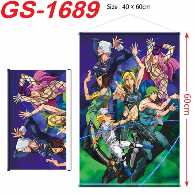JoJos Bizarre Adventure Anime digital printing hanging rope hanging Wall Scroll 40x60cm