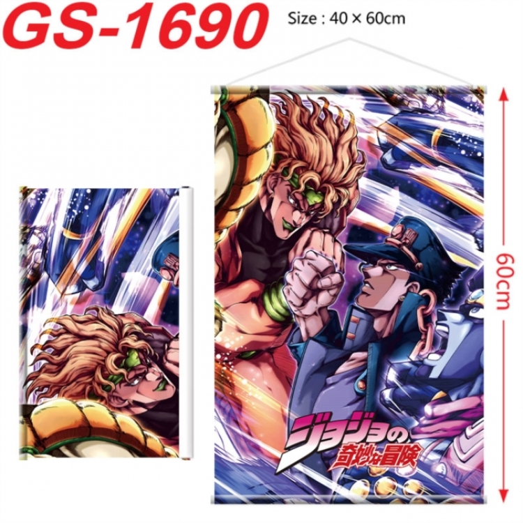 JoJos Bizarre Adventure Anime digital printing hanging rope hanging Wall Scroll 40x60cm