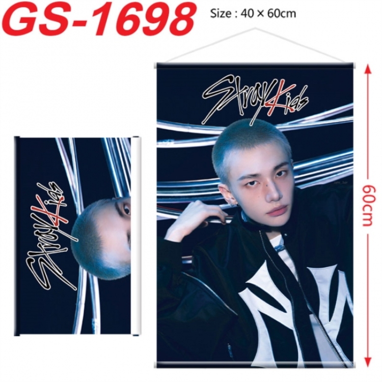 Stray Kids Anime digital printing hanging rope hanging Wall Scroll 40x60cm