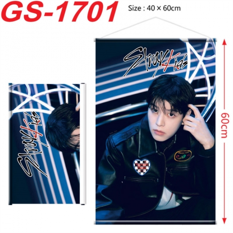 Stray Kids Anime digital printing hanging rope hanging Wall Scroll 40x60cm
