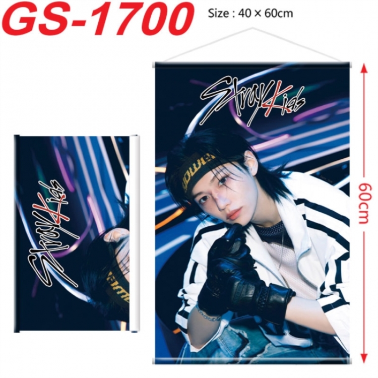 Stray Kids Anime digital printing hanging rope hanging Wall Scroll 40x60cm