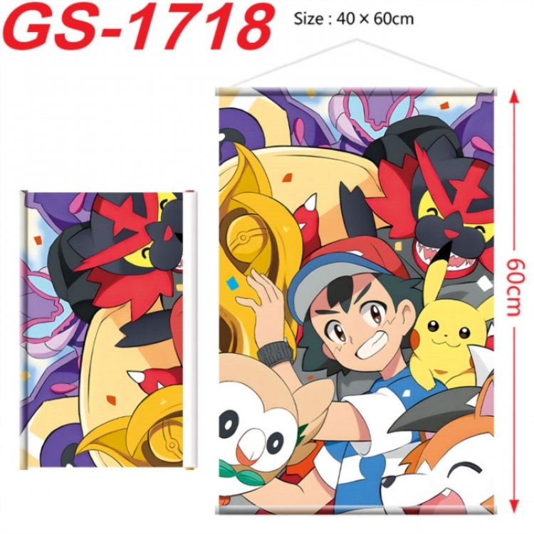 Pokemon Anime digital printing hanging rope hanging Wall Scroll 40x60cm