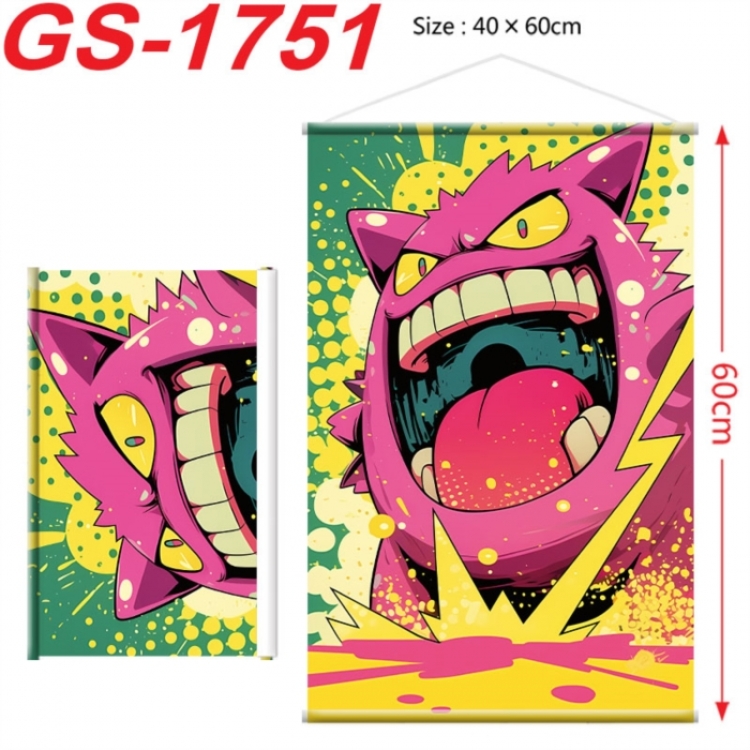 Pokemon Anime digital printing hanging rope hanging Wall Scroll 40x60cm