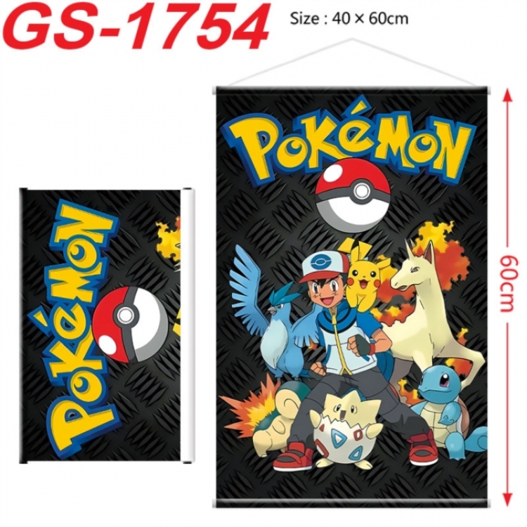 Pokemon Anime digital printing hanging rope hanging Wall Scroll 40x60cm