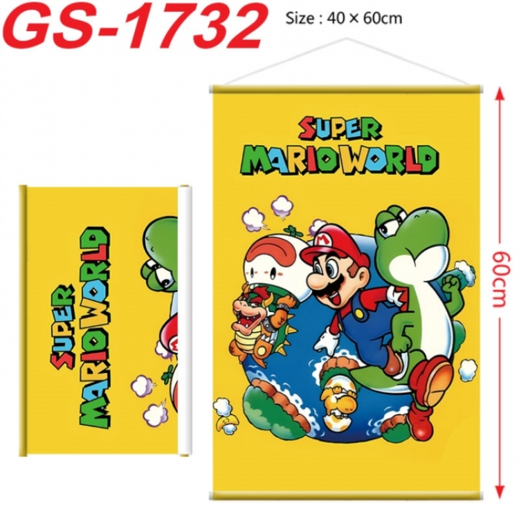 Super Mario Anime digital printing hanging rope hanging Wall Scroll 40x60cm