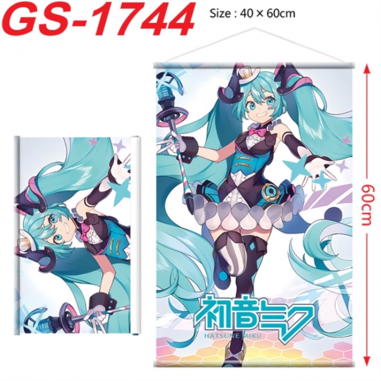 Hatsune Miku Anime digital printing hanging rope hanging Wall Scroll 40x60cm