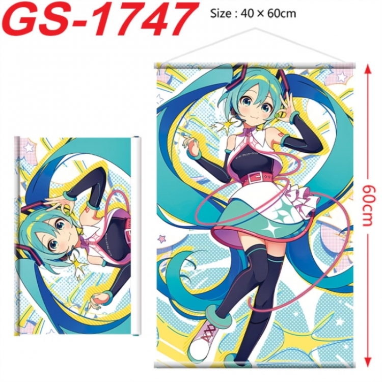 Hatsune Miku Anime digital printing hanging rope hanging Wall Scroll 40x60cm