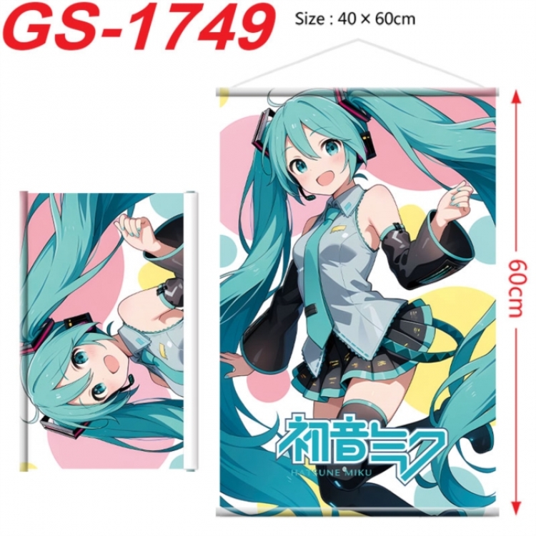 Hatsune Miku Anime digital printing hanging rope hanging Wall Scroll 40x60cm