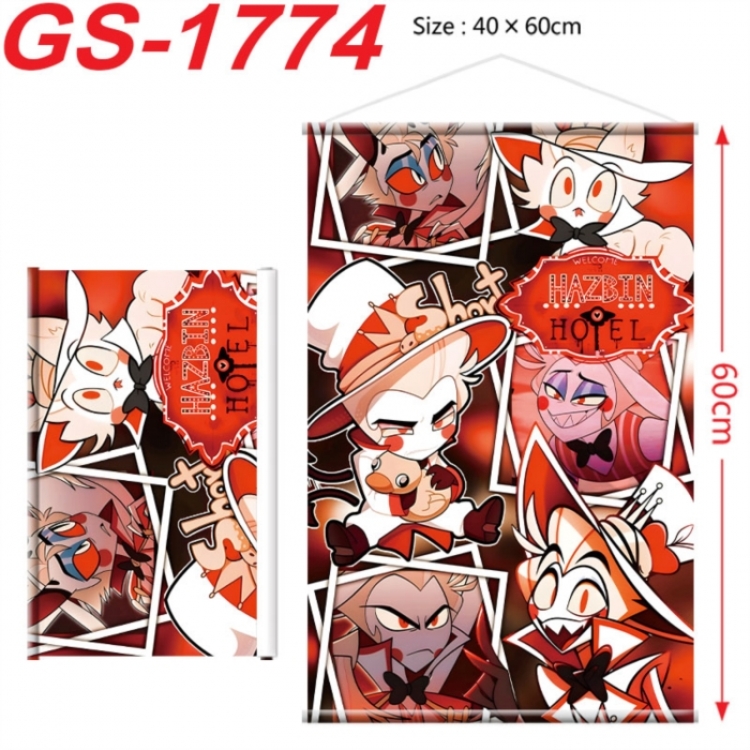 Hazbin Hotel Anime digital printing hanging rope hanging Wall Scroll 40x60cm