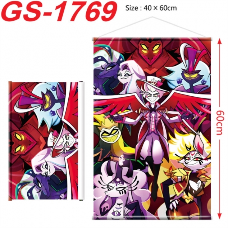 Hazbin Hotel Anime digital printing hanging rope hanging Wall Scroll 40x60cm