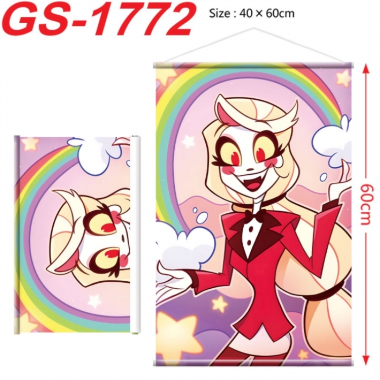 Hazbin Hotel Anime digital printing hanging rope hanging Wall Scroll 40x60cm