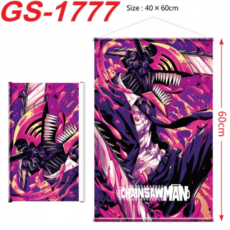 Chainsaw Man Anime digital printing hanging rope hanging Wall Scroll 40x60cm