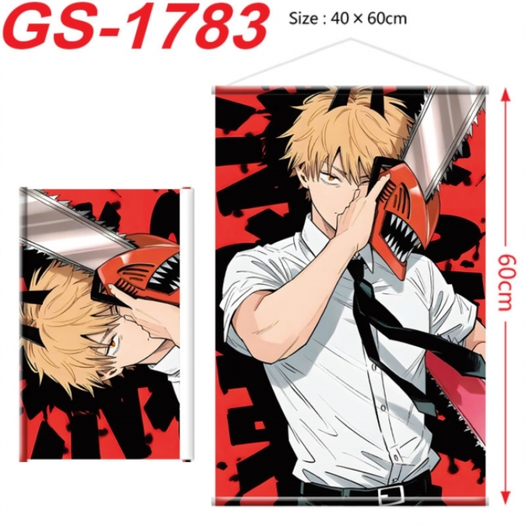 Chainsaw Man Anime digital printing hanging rope hanging Wall Scroll 40x60cm