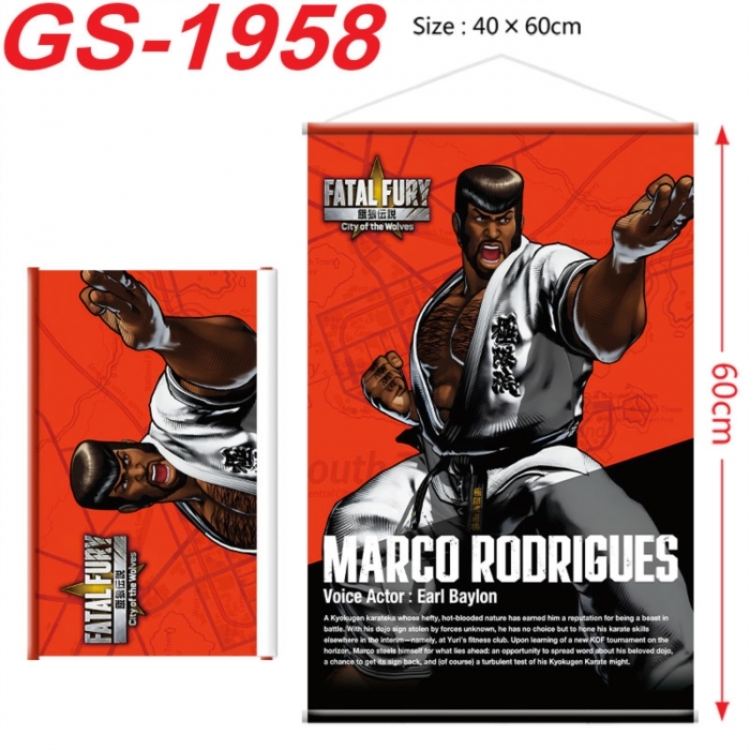 City of the Wolves Anime digital printing hanging rope hanging Wall Scroll 40x60cm