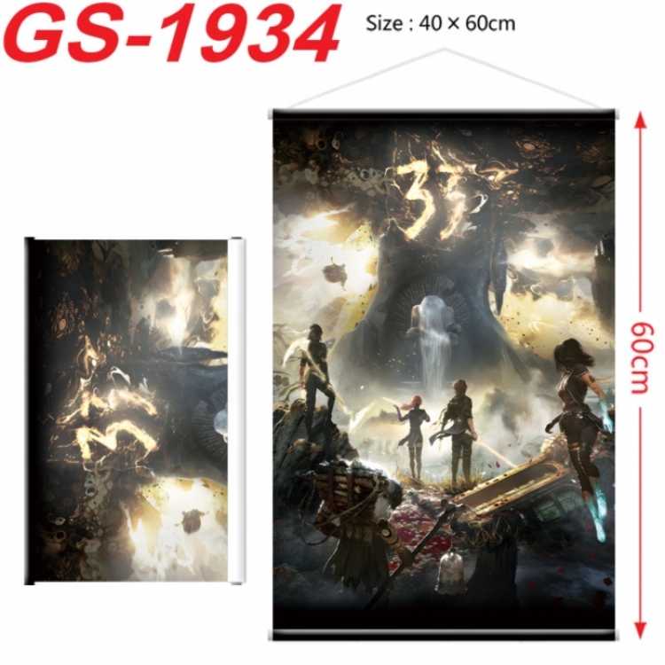 Clair Obscur: Expedition 33 Anime digital printing hanging rope hanging Wall Scroll 40x60cm