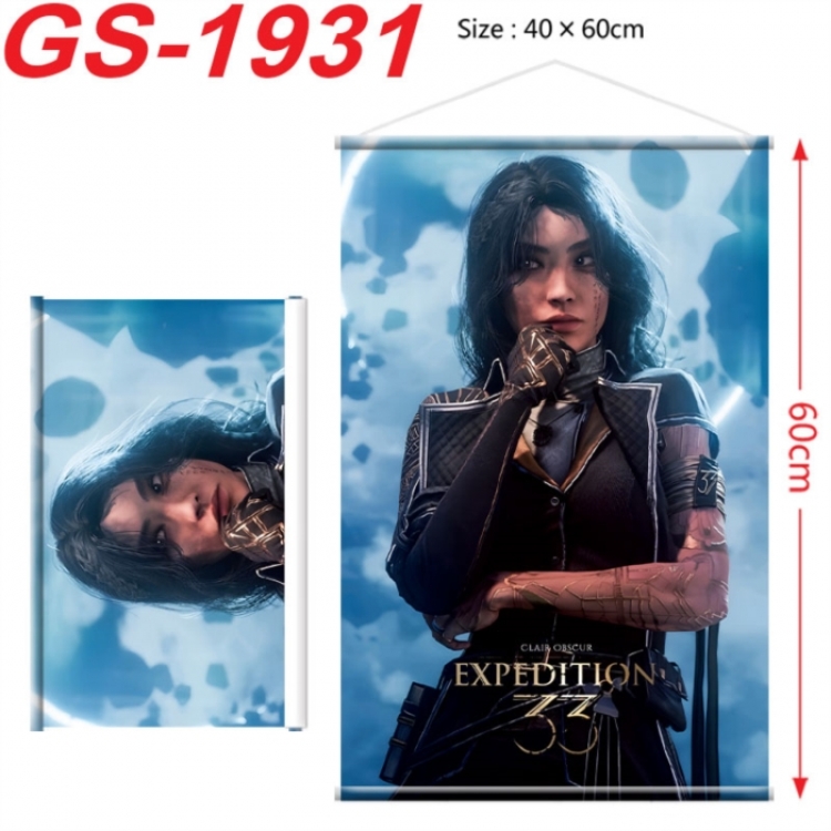 Clair Obscur: Expedition 33 Anime digital printing hanging rope hanging Wall Scroll 40x60cm